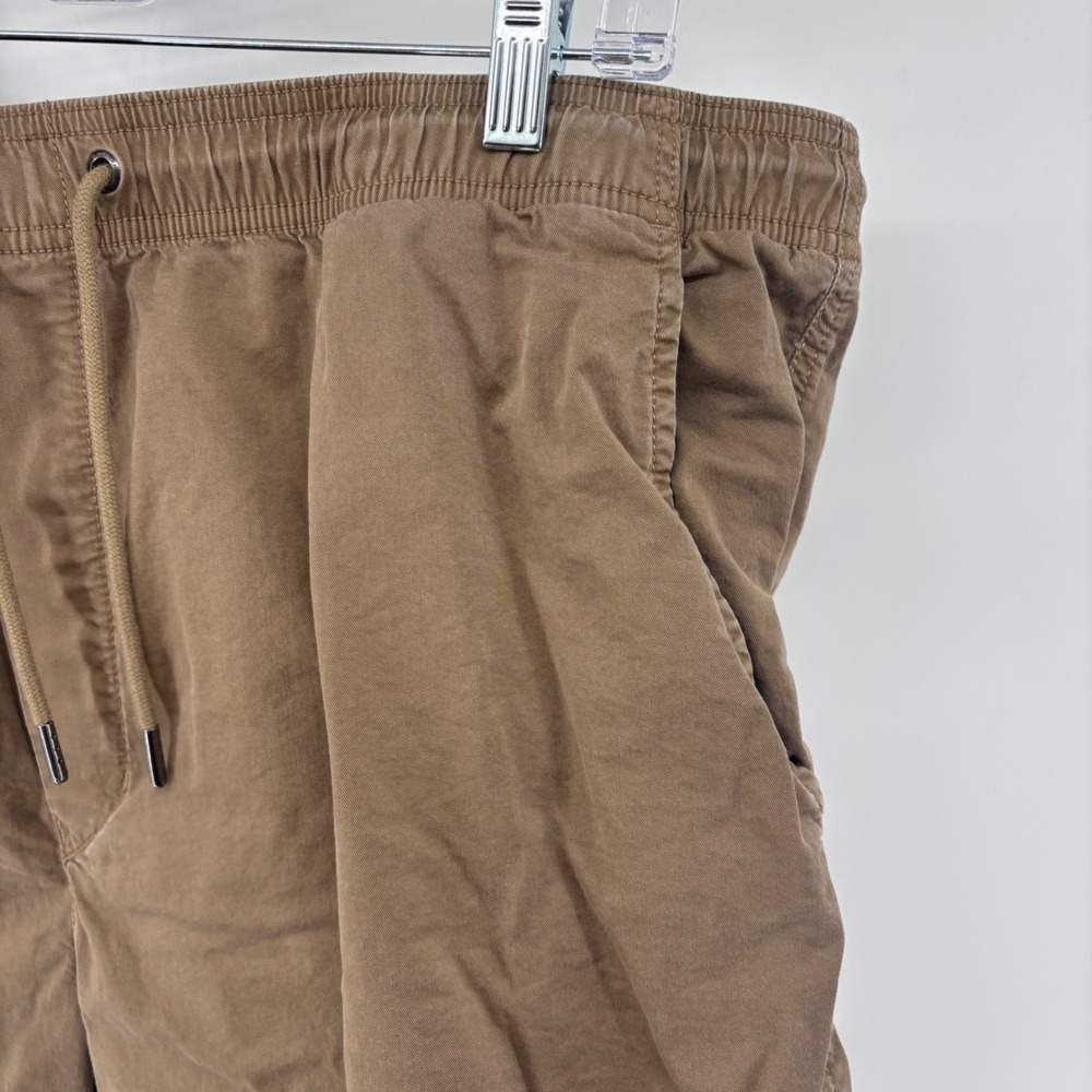 American Eagle Outfitters XXL Flex Khaki Brown Drawstring Casual Shorts - Picture 3 of 6